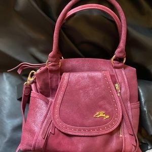 NEW LEATHER WINE SATCHEL